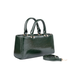 Green Satchel Handle Bag