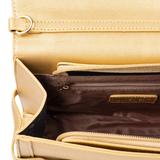 Golden Flap Satchel Bag