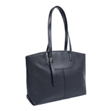 Black Classic Zip Tote Bag