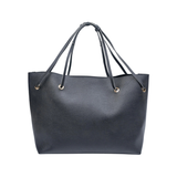 Black Carryall Zip Tote Bag