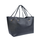 Black Carryall Zip Tote Bag