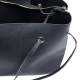 Black Carryall Zip Tote Bag